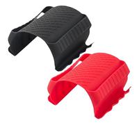 AZIDWERYQ Mini Guantes de Horno 2 uds. Guantes Calientes de Silicona Antideslizantes Resistentes al Calor Protector de Dedos para Cortar cocinar Hornear Protector de Dedos