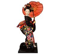 AZIDWERYQ Muñeca Japonesa asiática Kimono Geisha muñeca Coleccionable Figuras decoración para centros de Mesa, Sala de Estar, muñecas japonesas de 10 Pulgadas