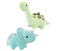 AZIDWERYQ Muñeco de Peluche de Dinosaurio de Dibujos Animados para niños, Juguetes de Peluche, Almohadas de Juguete Suaves para niños y Adultos, 2 uds.