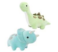 AZIDWERYQ Muñeco de Peluche de Dinosaurio de Dibujos Animados para niños, Juguetes de Peluche, Almohadas de Juguete Suaves para niños y Adultos, 2 uds.
