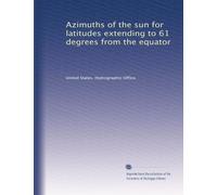 Azimuths of the sun for latitudes extending to 61 degrees from the equator