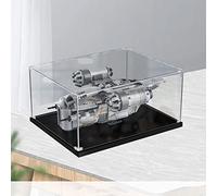 AZIZAT Vitrina de acrílico transparente a prueba de polvo. Caja de exhibición para Lego 75292 The Razor Crest Mandalorian Building Model. (solo caja de almacenamiento) (3 mm)