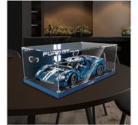 AZIZAT Vitrina de acrílico transparente. Caja de exhibición para Lego 42154 Technic Ford GT 2022 Modelo de construcción. (solo caja de almacenamiento)