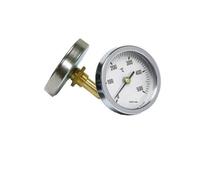AzJardin. TERMÓMETRO PARA HORNO DE LEÑA, Medidor de Temperatura de 0 a 500 °C con vaina de 3.5cm