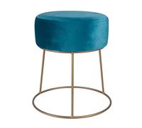 AZJJDP Makeup Stool with Stainless Steel Frame and Elastic Sponge Filling Foot Stool Rest for Dressing Table Upholstered Chair Pouf for Living Room #3