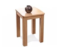 AZJJDP Nordic Solid Wood Foot Stool - Versatile Oak Makeup & Dining Stool Simple Design for Bedroom & Kitchen Stylish Sofa Footrest (Color: A)