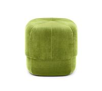 AZJJDP Velvet Round Stool for Living Room and Bedroom Soft Padded Footstool Rest and Extra Seat Olive Green 40x40x46cm Stylish Coffee Table Addition
