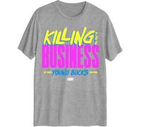 AZKvvKL AEW Killing The Business Mens and Womens Short Sleeve T-Tshirts Camisetas y Tops(Small)