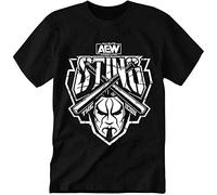 AZKvvKL Aew Sting T Tshirts Camisetas y Tops The Icon Men Black Black Black(Small)