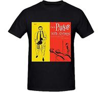 AZKvvKL Charlie Parker Men's Short Sleeve Crew Neck T-Tshirts Camisetas y Tops(X-Large)