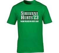 AZKvvKL Green Nick Sirianni Jalen Hurts 2023 Tshirts Camisetas y Tops T-Tshirts Camisetas y Tops, Mens, Short Sleeve(Medium)