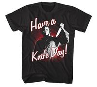 AZKvvKL Halloween John Carpenter's 78 Horror Men's T-Tshirts Camisetas y Tops Myers Have a Knife Day(Medium)