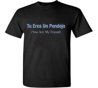AZKvvKL Tu Eres Un Pendejo (You Are My Friend) Spanish Translation Funny Gringo T-Tshirts Camisetas y Tops Black(XX-Large)