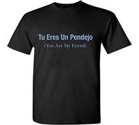 AZKvvKL Tu Eres Un Pendejo (You arey Friend) Spanish Translation Funny Gringo T-Tshirts Camisetas y Tops Black(XX-Large)