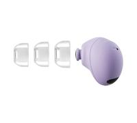 AZLA SednaEarfit Crystal para Galaxy Buds 2 Pro - Tapones para auriculares inalámbricos - Cancelación de ruido, puntas de repuesto, 3 pares (Clear Pearl, SS/S/MS)