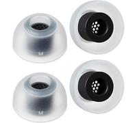 AZLA SednaEarfit MAX para Galaxy Buds 2 Pro Phantom Black / 2 pares (M), puntas de auriculares para auriculares inalámbricos, puntas de repuesto con cancelación de ruido, almohadillas certificadas por
