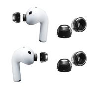 AZLA SednaEarfit XELASTEC II - Tapones para los oídos AirPods Pro 3 - Tapones para los oídos de TPE de una sola pieza con ajuste automático, mayor comodidad y aislamiento de ruido, silicona premium, 2
