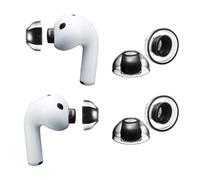 AZLA SednaEarfit XELASTEC II - Tapones para los oídos AirPods Pro 3 - Tapones para los oídos de TPE de una sola pieza con ajuste automático, mayor comodidad y aislamiento de ruido, silicona premium, 2