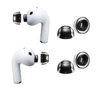 AZLA SednaEarfit XELASTEC II - Tapones para los oídos AirPods Pro 3 - Tapones para los oídos de TPE de una sola pieza con ajuste automático, mayor comodidad y aislamiento de ruido, silicona premium, 2
