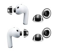 AZLA SednaEarfit XELASTEC II - Tapones para los oídos AirPods Pro 3 - Tapones para los oídos de TPE de una sola pieza con ajuste automático, mayor comodidad y aislamiento de ruido, silicona premium, 2