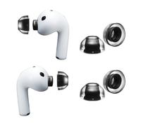 AZLA SednaEarfit XELASTEC II - Tapones para los oídos AirPods Pro 3 - Tapones para los oídos de TPE de una sola pieza con ajuste automático, mayor comodidad y aislamiento de ruido, silicona premium, 2
