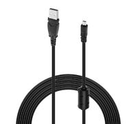 Azlanway Cable de carga USB con anillo magnético compatible con Sony Cyber-shot DSC-W330 W710 W730 W800 W810 H300 Nikon D5500 D5300 D5200 Cable de transferencia de datos USB 2.0 1,5 m