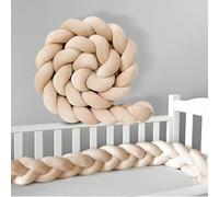 AZMAHT Cojín Protección contra Caídas Protección Cama Trenza Alfombra Anticolisión para Cama Trenza Almohada de Serpiente de Nudo para Decoración De Habitaciones,R25,450CM