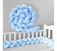 AZMAHT Cojín Protección contra Caídas Protección Cama Trenza Alfombra Anticolisión para Cama Trenza Almohada de Serpiente de Nudo para Decoración De Habitaciones,R21,500CM