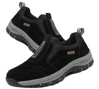 AZMAHT Zapatos de Senderismo Impermeables para Hombres Zapatillas de Deporte para Senderismo Mochilero Al Aire Libre Zapatos de Escalada para Acampar,Negro,41/255mm