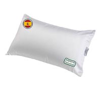 Aznar Almohada Cardada Extra Firme Extra Alta Soporte Cervical Ergonomico Gran Volumen para Dormir De Lado Funda Lavable Transpirable Recuperacion Forma 135 cm