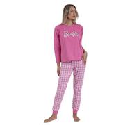 AZNAR INNOVA Pijama Barbie (FR/ES, Letras, XL, Regular, Regular, Rosa)