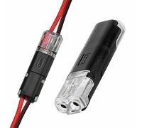 AZOOB 2 Pin Way Car Waterproof Electrical Connector Wire Cable Automotive 1/5/10/20/30/50 Pieces/Set ERTEYIN(10pcs)