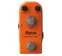 AZOR Pedal de efecto compresor para guitarra, efecto de compresión, analógico, para guitarra eléctrica y bajo, True Bypass