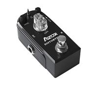 AZOR Pedal de efectos de guitarra distorsión 3 modos natural, apretado, clásico para guitarra eléctrica True Bypass AP-302