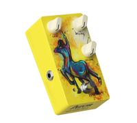 AZOR SAG OVER DRIVE Pedal analógico Overdrive para guitarra eléctrica, True Bypass, efectos de alta ganancia, tamaño mini compacto con perillas de ganancia/volumen/tono, alimentación de 9 V CC, pedal