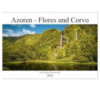 Azoren Landschaften - Flores und Corvo (Wandkalender 2026 DIN A3 quer), CALVENDO Monatskalender: Kalender mit 13 Landschaft Fotos von den Inseln Flores und Corvo, auf den Azoren.