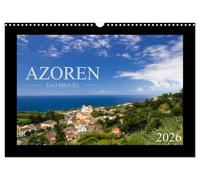 Azoren - São Miguel (Wandkalender 2026 DIN A3 quer), CALVENDO Monatskalender: Die Azoren - eine wunderschöne Inselgruppe inmitten des Atlantik. Der ... São Miguel von seiner schönsten Seite.
