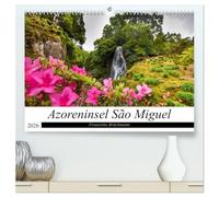 Azoreninsel São Miguel (hochwertiger Premium Wandkalender 2026 DIN A2 quer), Kunstdruck in Hochglanz: Vulkane mit Kraterseen, tolle Strände, ... - all dies findet man auf einer Insel.
