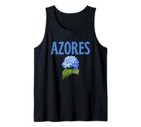 Azores Hydrangea Portugal Travel - Tops, Camisetas y Accesorios Camiseta sin Mangas