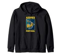 Azores Portugal Islas Volcánicas Viajes de Verano Sudadera con Capucha