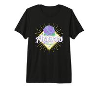 Azores Retro Hortensia Flor Isla Portugal Vintage Souvenir Camiseta Premium