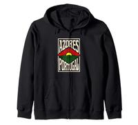 Azores Vintage Surf Portugal Sol Y Olas Retro Vacaciones Sudadera con Capucha