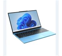 Azpen Laptop X1500 FHD Windows 11 de 15.6 pulgadas, procesador AMD A9-9400, 4 GB de RAM, 128 GB de almacenamiento, gráficos Radeon R5, azul, con Lifetime Office 365 y funda de transporte