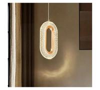 AZQOHMIS Lámpara Colgante Moderna para mesita de Noche, iluminación Interior de Pared Larga para Sala de Estar, Estudio, Dormitorio y Cocina (Blanco cálido, 1 luz).