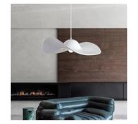 AZQOHMIS Lámparas Colgantes Modernas para escaleras, iluminación Interior, lámpara de Techo, lámpara Colgante, lámparas de araña LED para Sala de Estar y Cocina (Blanco, 40 cm de diámetro).
