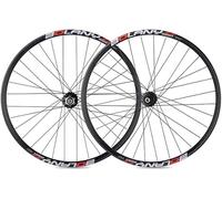 AZQOHMIS Llantas MTB de 27,5/29", llanta para Bicicleta MTB, Juego de Ruedas para Freno de Disco, llanta para Bicicleta de montaña, buje de Eje pasante de 32 Agujeros para 8-9-10-11 velocidades.
