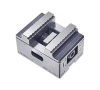 AZQOHMIS Tornillo de Banco Autocentrante, Tornillo de Banco Compacto de Control Numérico Autocentrante para Máquina Herramienta Manual