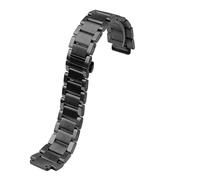 AZSHIW 21 * 13MM 27 * 19 Compatible con Correa de Reloj HUBLOT Classic Fusion Big Bang con Boca elevada Correa de Reloj de Acero Inoxidable Accesorios de Correa de Acero(Black,21.13mm)