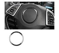 AZSHIW Adhesivo de Fibra de Carbono Duro Real Compatible con Camaro 2016 2017 2018 2019 2020 2021 2022 2023 embellecedor de Anillo Central(Center Ring Black)