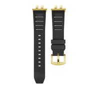 AZSHIW Compatible con Casio GMW-B5000 GM-B2100 GMB2100 GMC-B2100 MRG-B2100D correa de reloj pulsera repuesto enlace goma(Black gold link)
